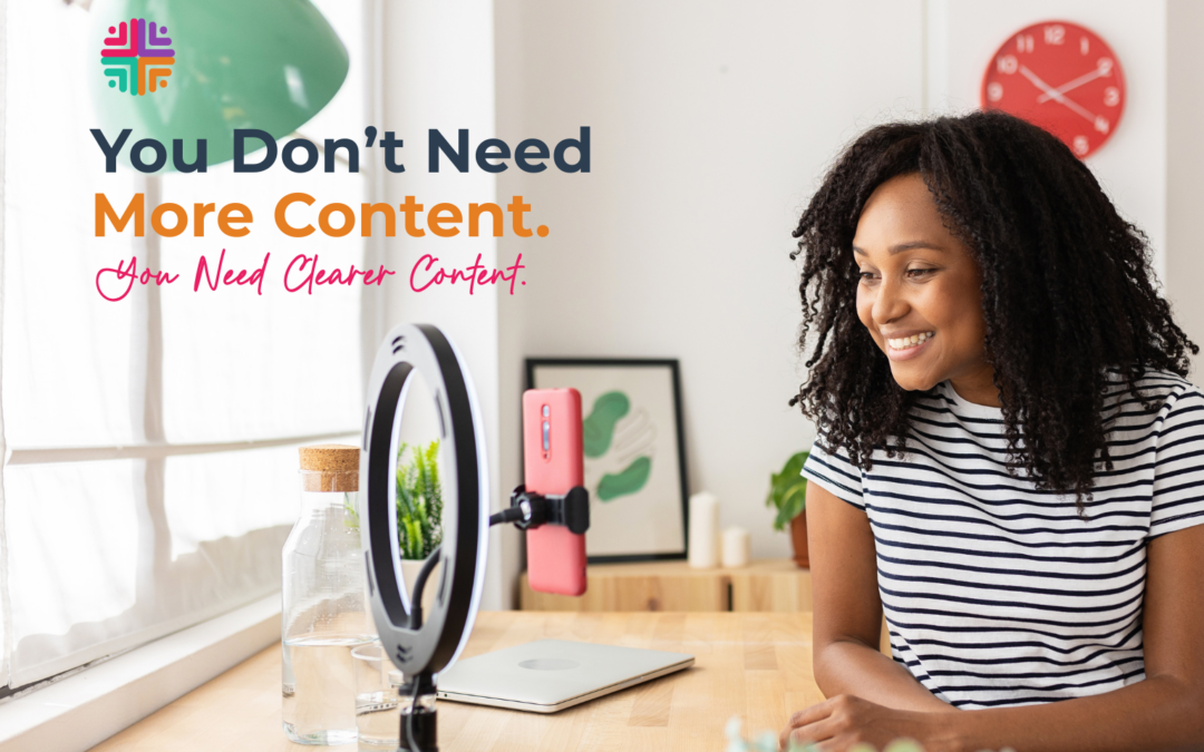 You Do Not Need More Content. You Need Clearer Content.